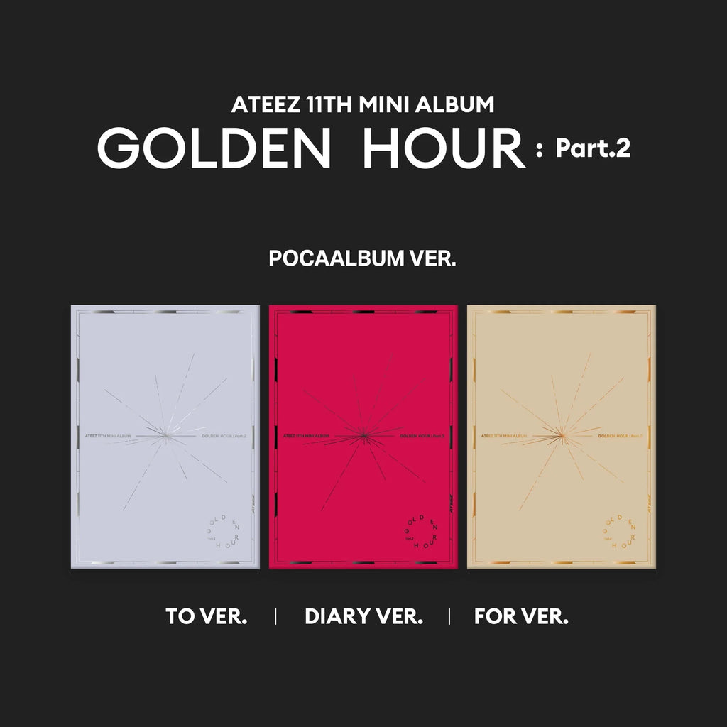 ATEEZ - 11th Mini Album GOLDEN HOUR Part.2 POCA