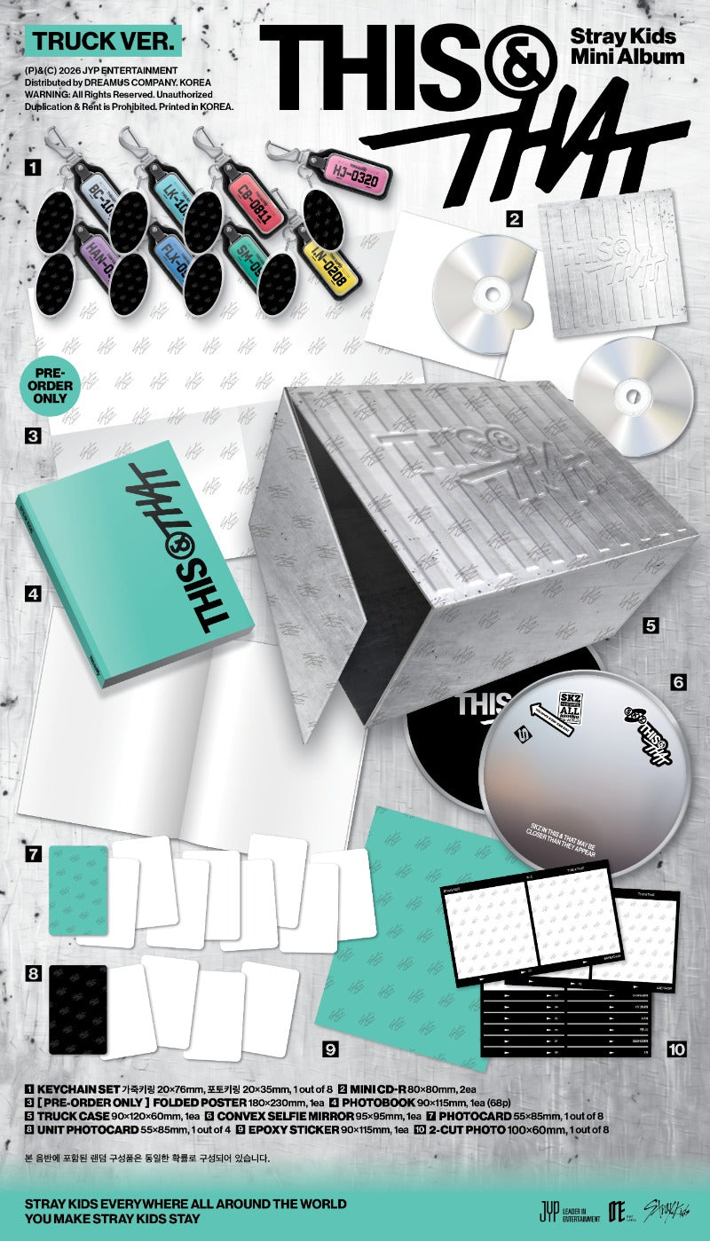 Stray Kids 10th Mini Album [THIS & THAT] (TRUCK VER.)