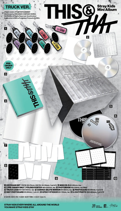 Stray Kids 10th Mini Album [THIS & THAT] (TRUCK VER.)