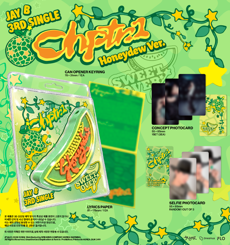(10/25) preorder JAY B 3rd Single [Chptr.1] (Honeydew Ver.)