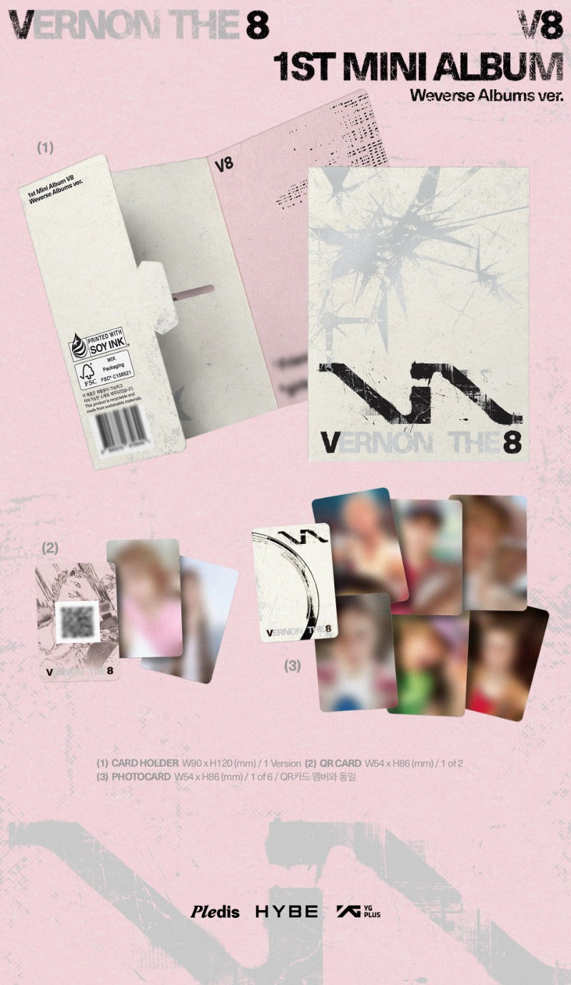 V8 (SEVENTEEN) 1st Mini Album [V8] (Weverse Albums ver.)
