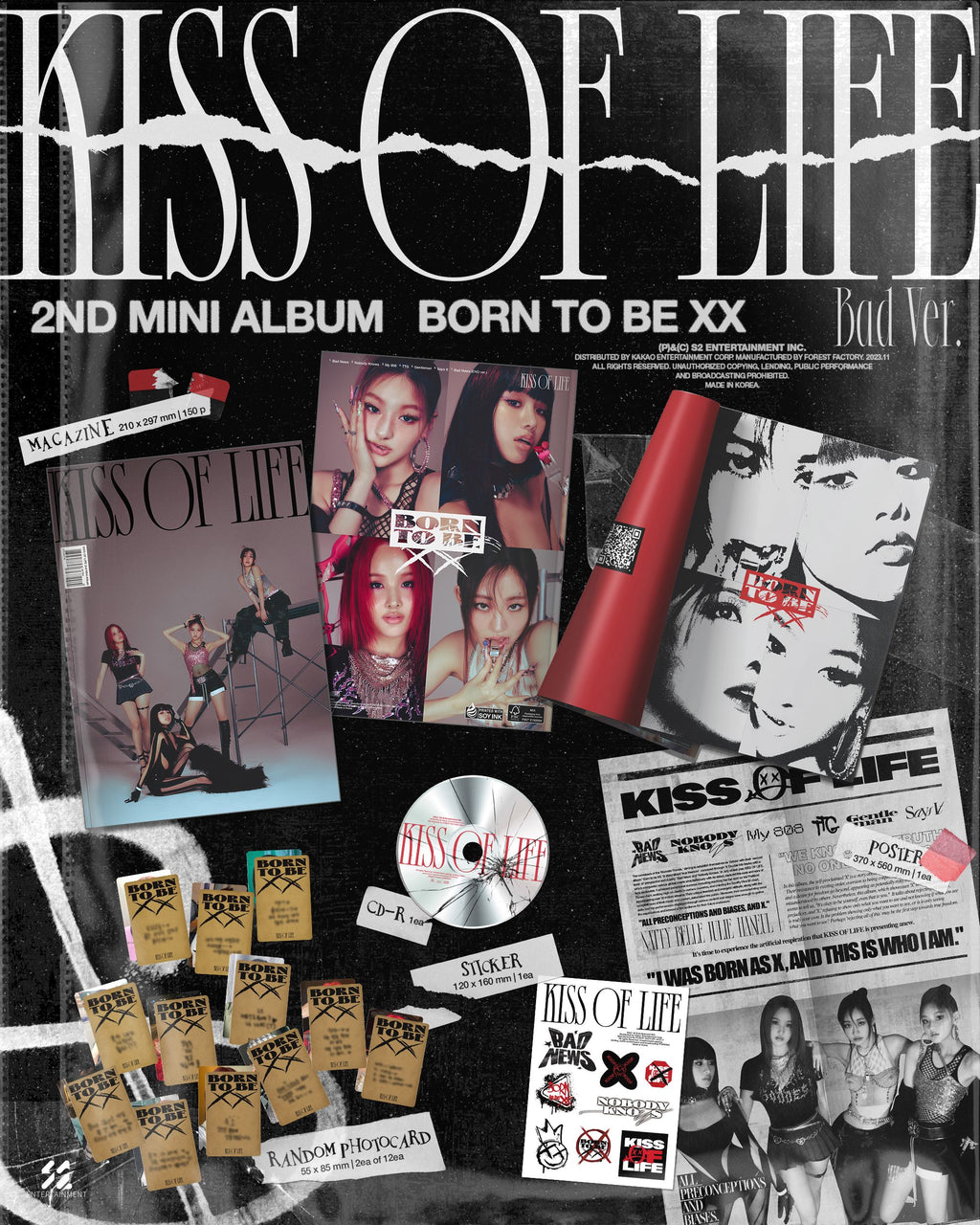 KISS OF LIFE 2nd Mini Album [Born to be XX]