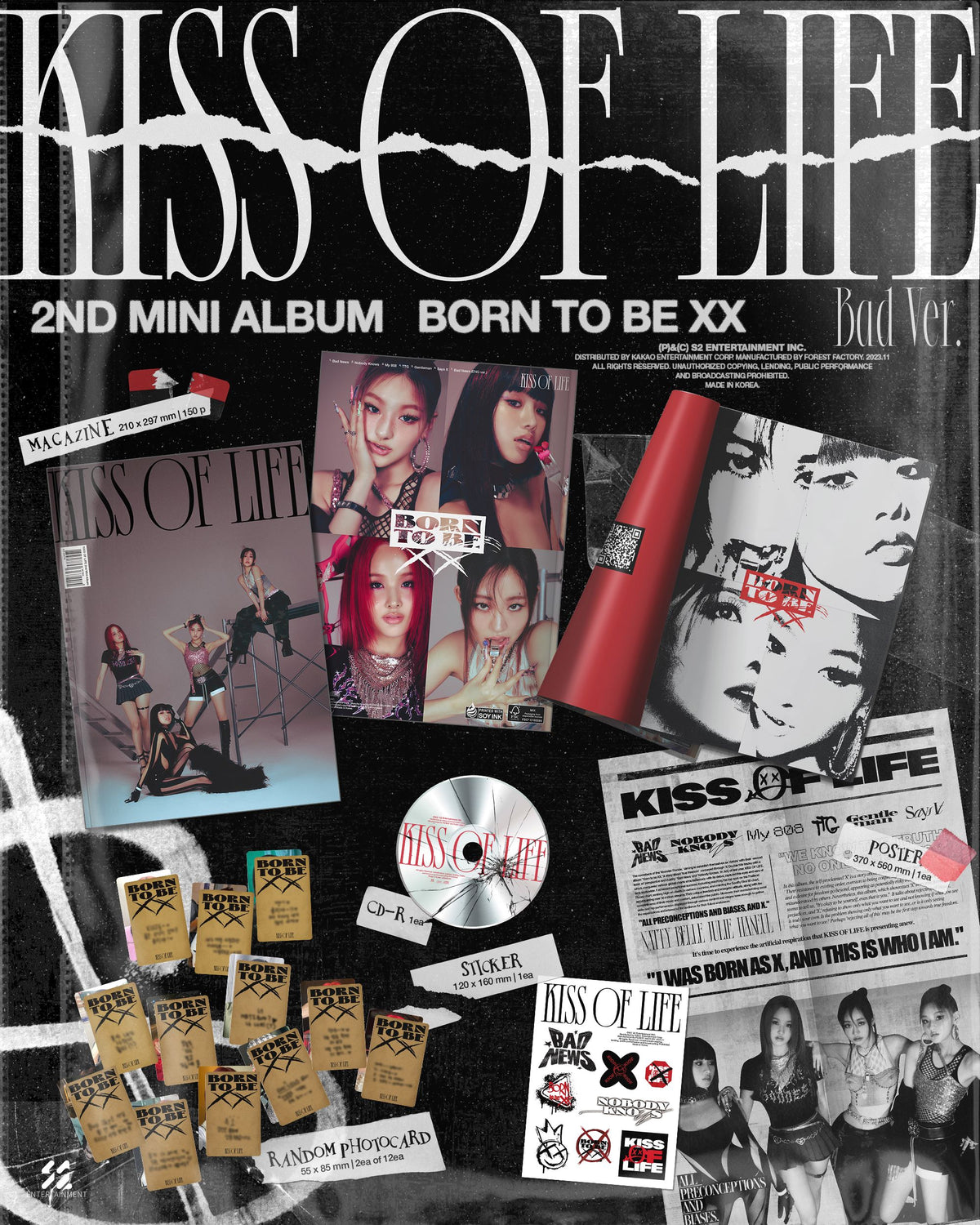 KISS OF LIFE 2nd Mini Album [Born to be XX]