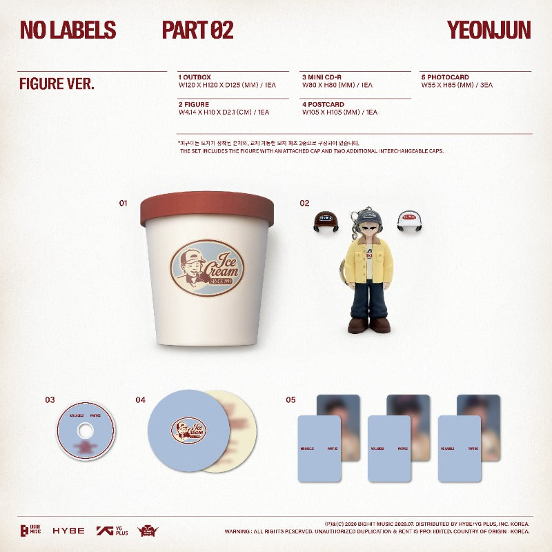 YEONJUN 2nd Mini Album [NO LABELS: PART 02] (Figure Ver.)
