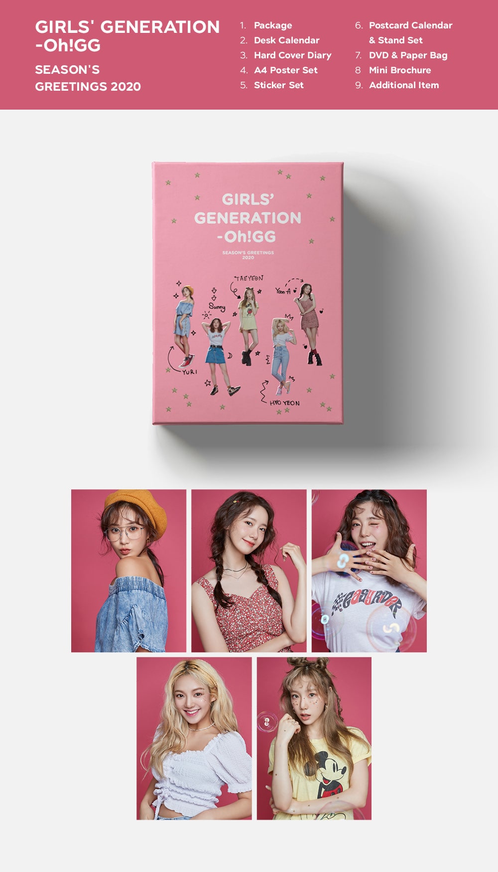 GIRLS' GENERATION-Oh!GG 2020 GIRLS' GENERATION-Oh!GG SEASON'S GREETINGS