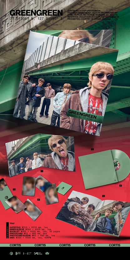 CORTIS THE 2ND EP [ GREENGREEN ] VINYL VER.