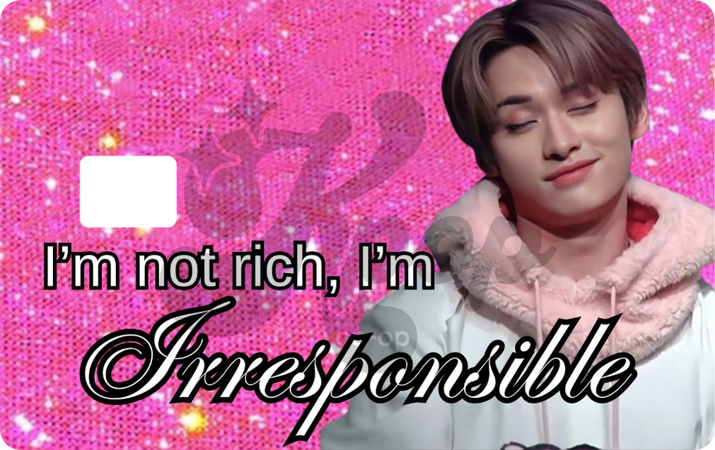 Not Rich SKZ Credit Card Skin