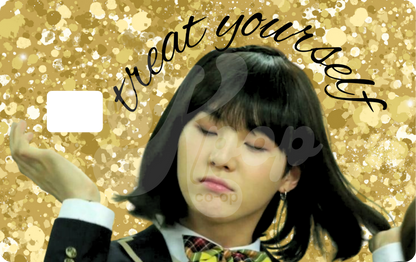 Yoongi Treat Yourself Credit Card Skin
