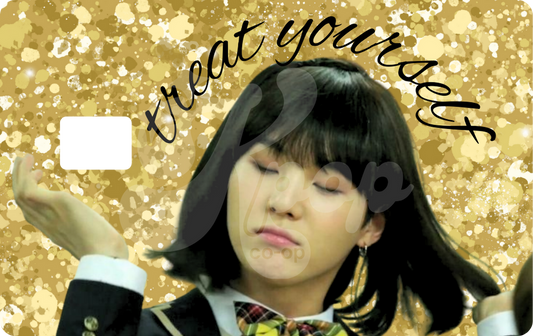 Yoongi Treat Yourself Credit Card Skin