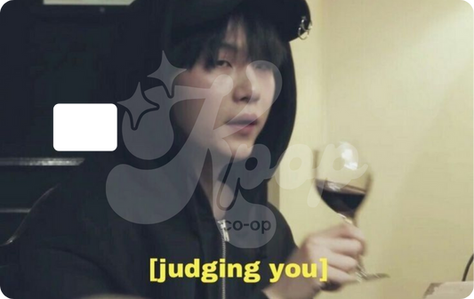 Yoongi Judging You Credit Card Skin