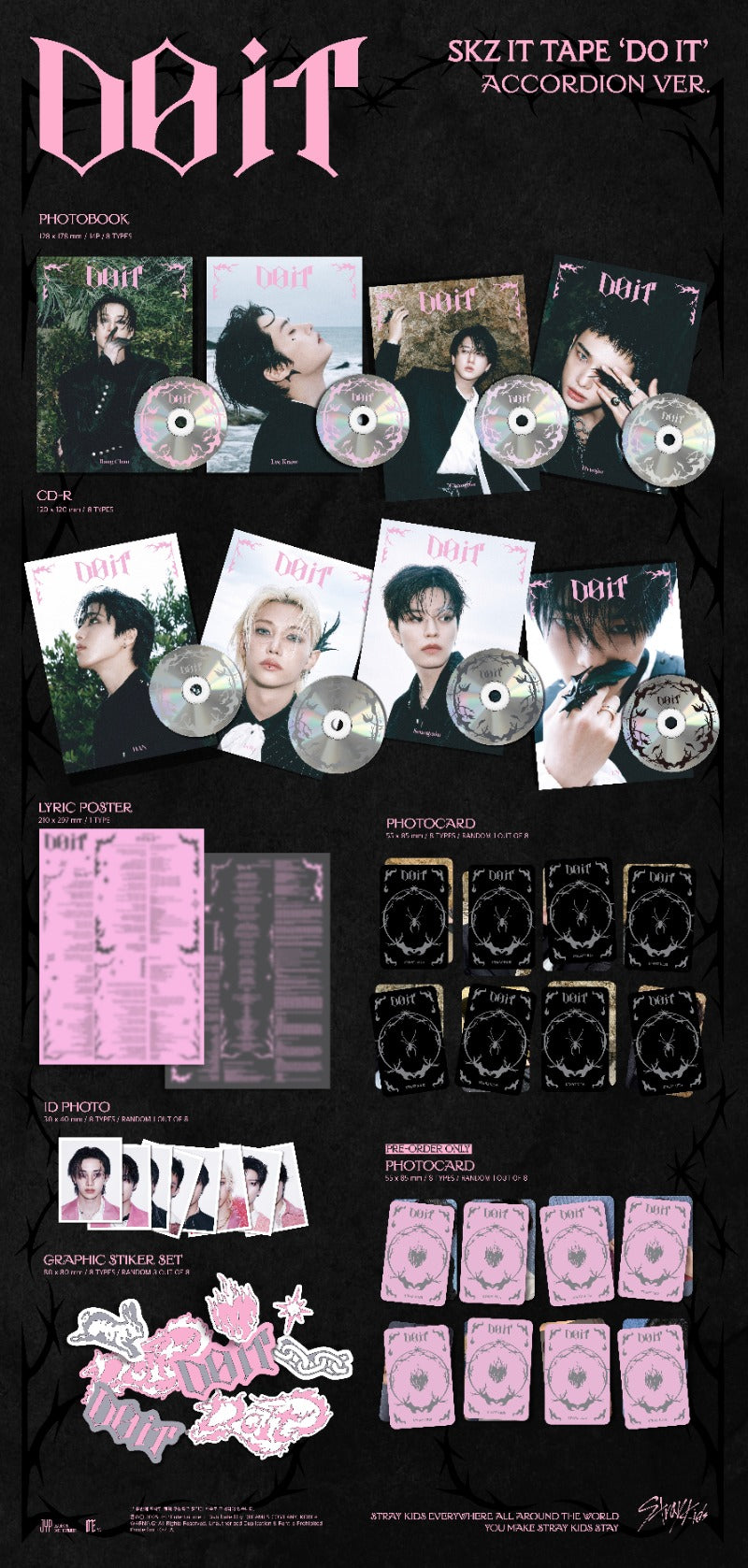 Stray Kids Do It - Skz It Tape Accordion Member Ver.