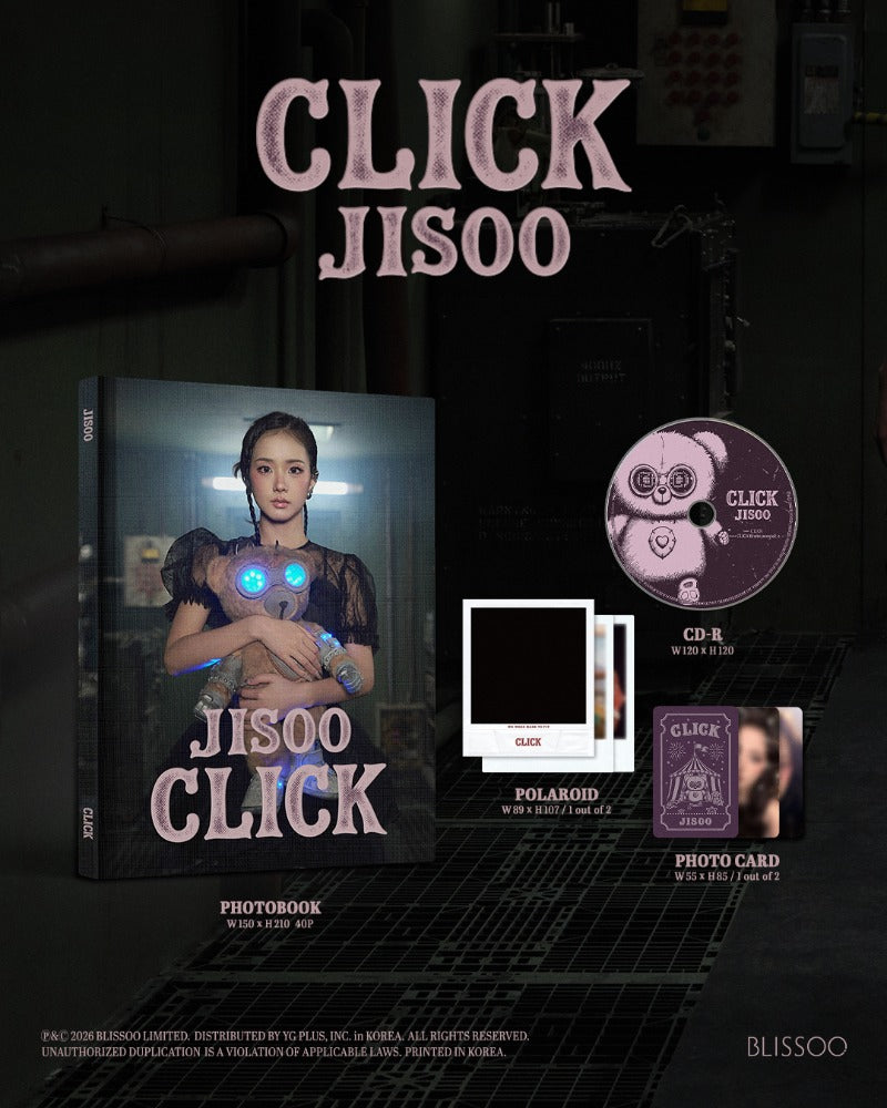 JISOO Single Album [CLICK] (PHOTOBOOK Ver.)