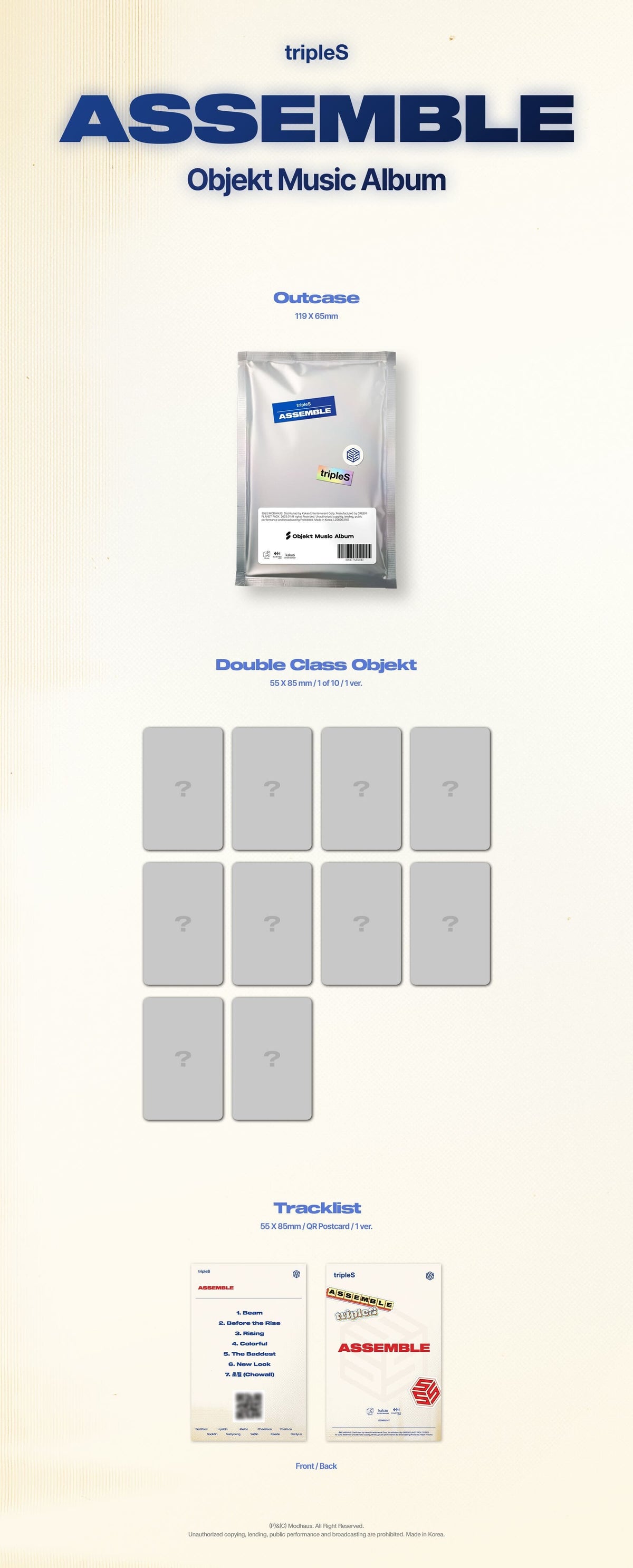 tripleS Mini Album [ASSEMBLE] (Objekt Music Album)