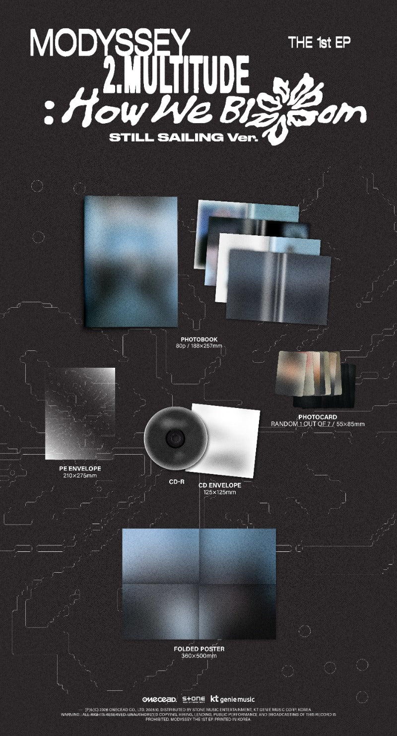 MODYSSEY 1st Mini Album [2.Multitude: How We Bloom] STILL SAILING VER.