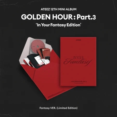 ATEEZ - [GOLDEN HOUR : PART.3 IN YOUR FANTASY EDITION] 12th Mini Album LIMITED Edition FANTASY Version