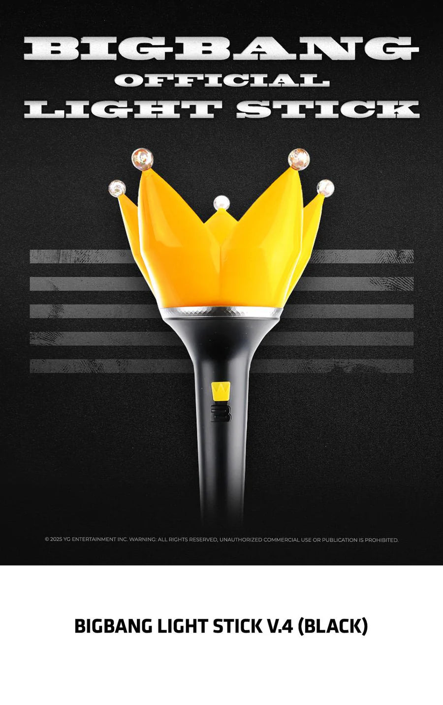 BIGBANG - [OFFICIAL LIGHT STICK V.4] BLACK