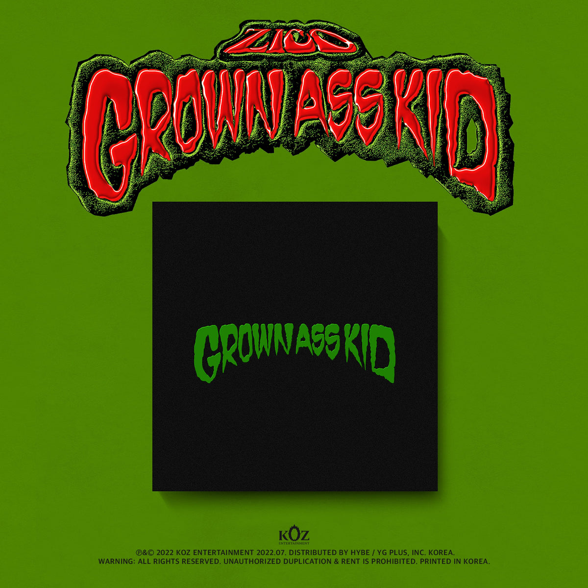 ZICO 4th Mini Album [Grown Ass Kid]