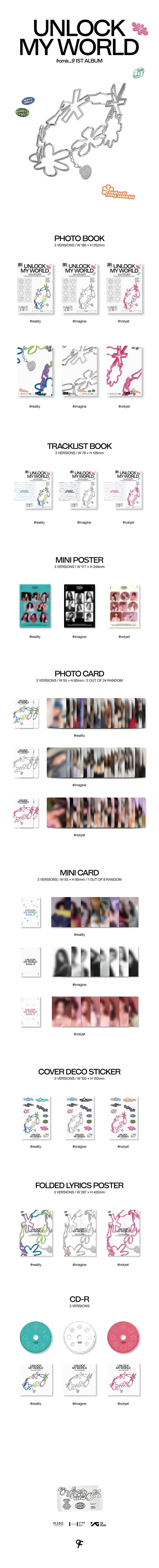 fromis_9 - 1ST ALBUM [UNLOCK MY WORLD]