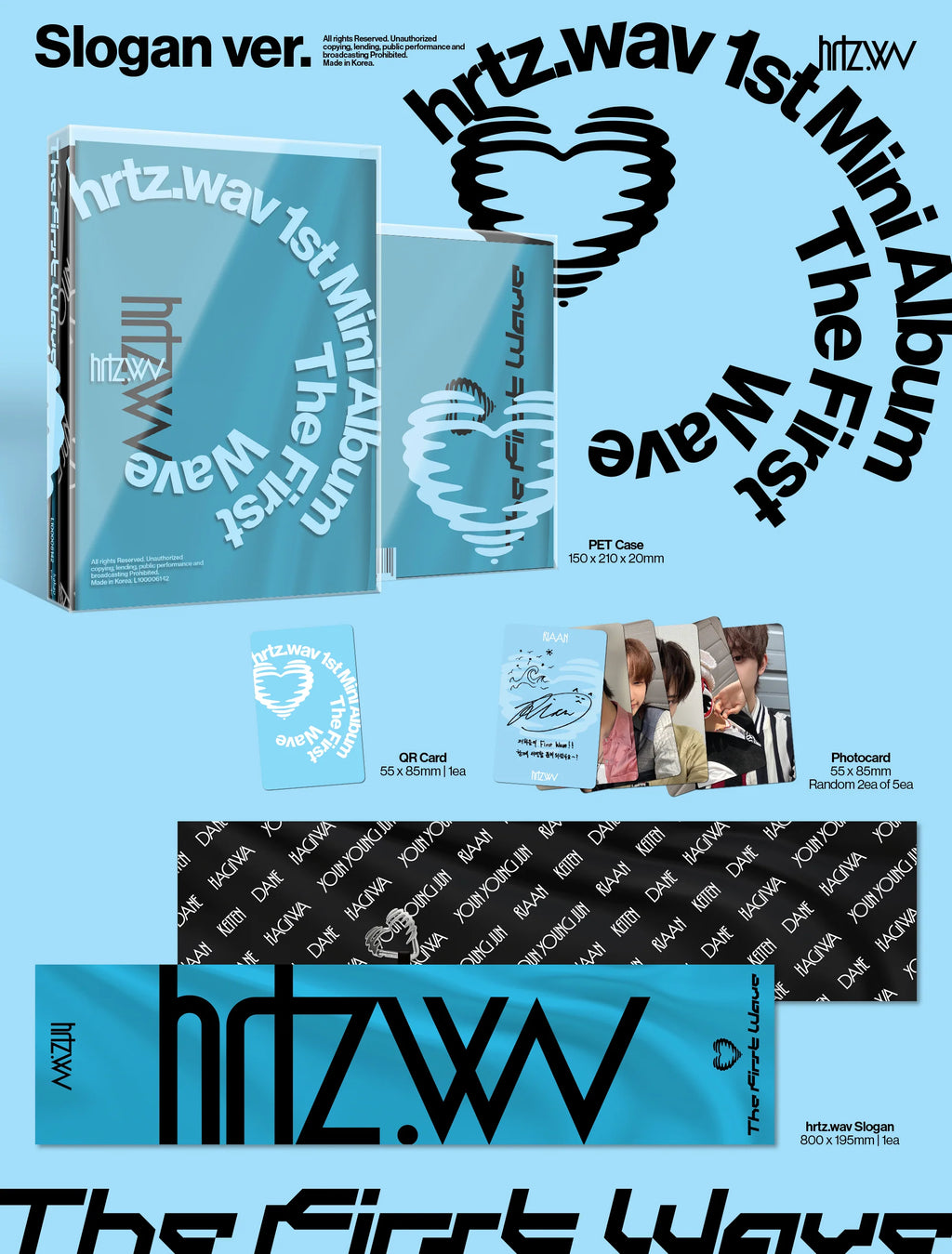 hrtz.wav - 1st Mini Album [The First Wave] Slogan Ver.