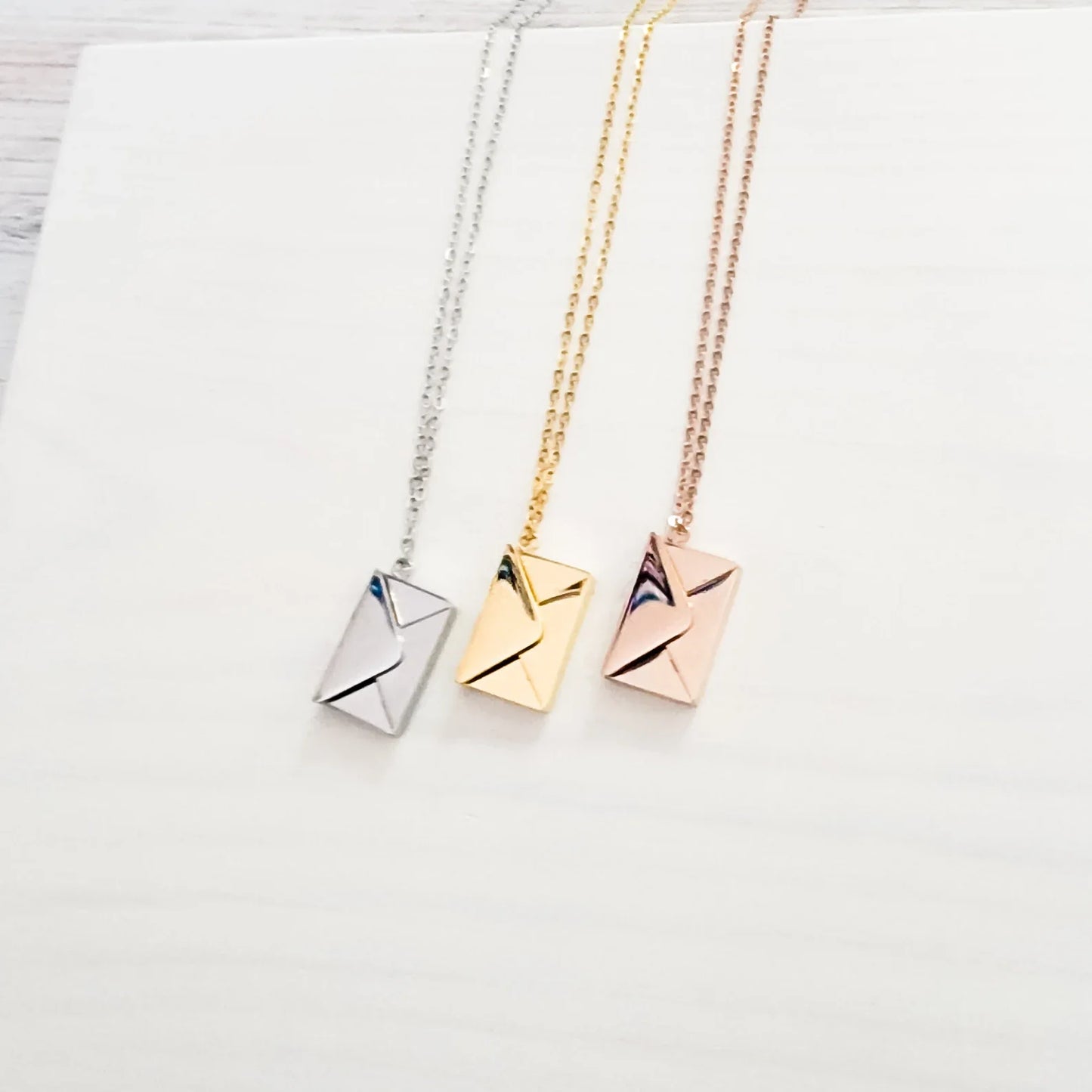 Secret Letter Engraved Necklace
