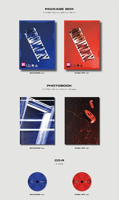 Stray Kids - [ODDINARY] Mini Album MASK OFF Version (STANDARD Edition)