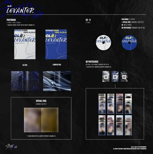 Stray Kids - [Cle:Levanter] 5th Mini Album Normal Edition RANDOM Version
