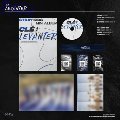 Stray Kids - [Cle:Levanter] 5th Mini Album Normal Edition RANDOM Version