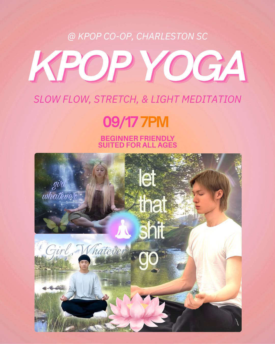 Kpop Yoga Class Tickets - Slow Flow, Stretch & Light Meditation