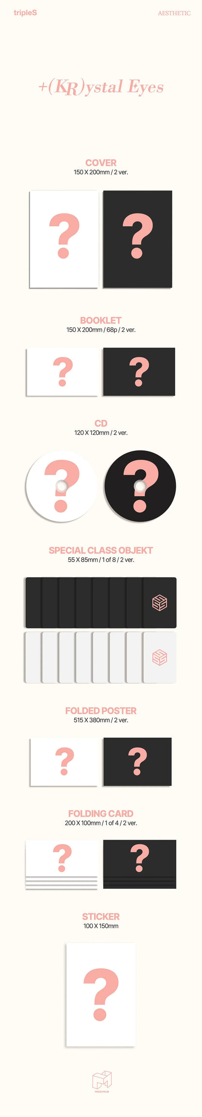 tripleS - MINI [+(KR)ystal Eyes 'AESTHETIC']
