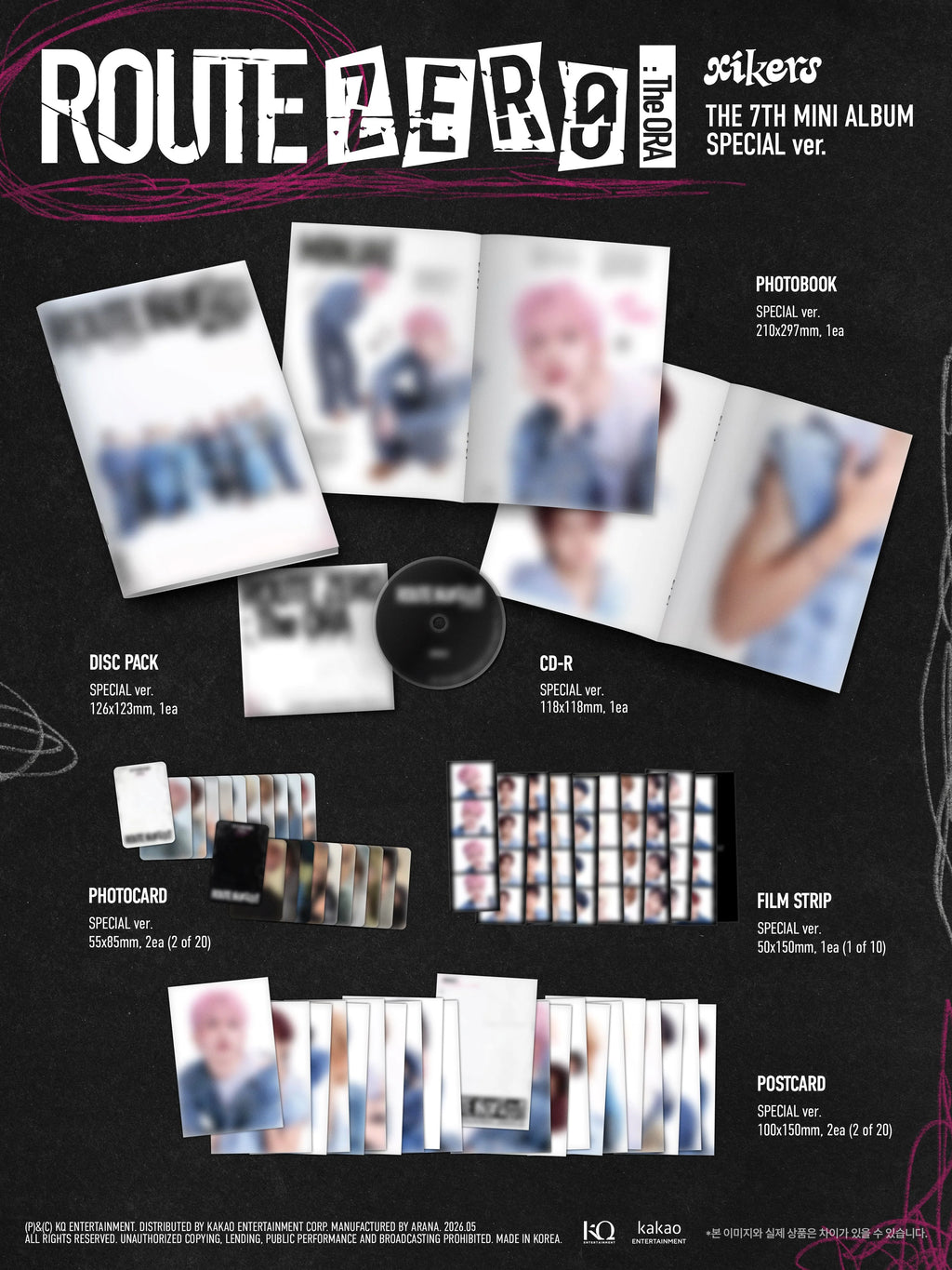 xikers - 7th Mini Album [ROUTE ZERO The ORA] Special Ver.