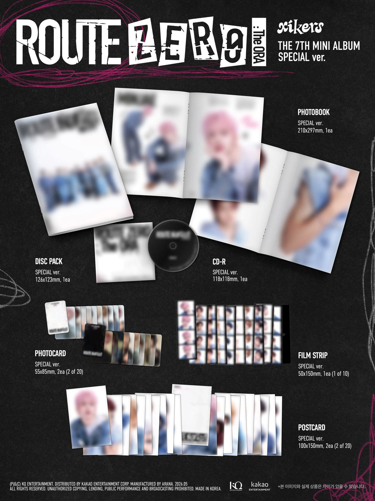xikers - 7th Mini Album [ROUTE ZERO The ORA] Special Ver.